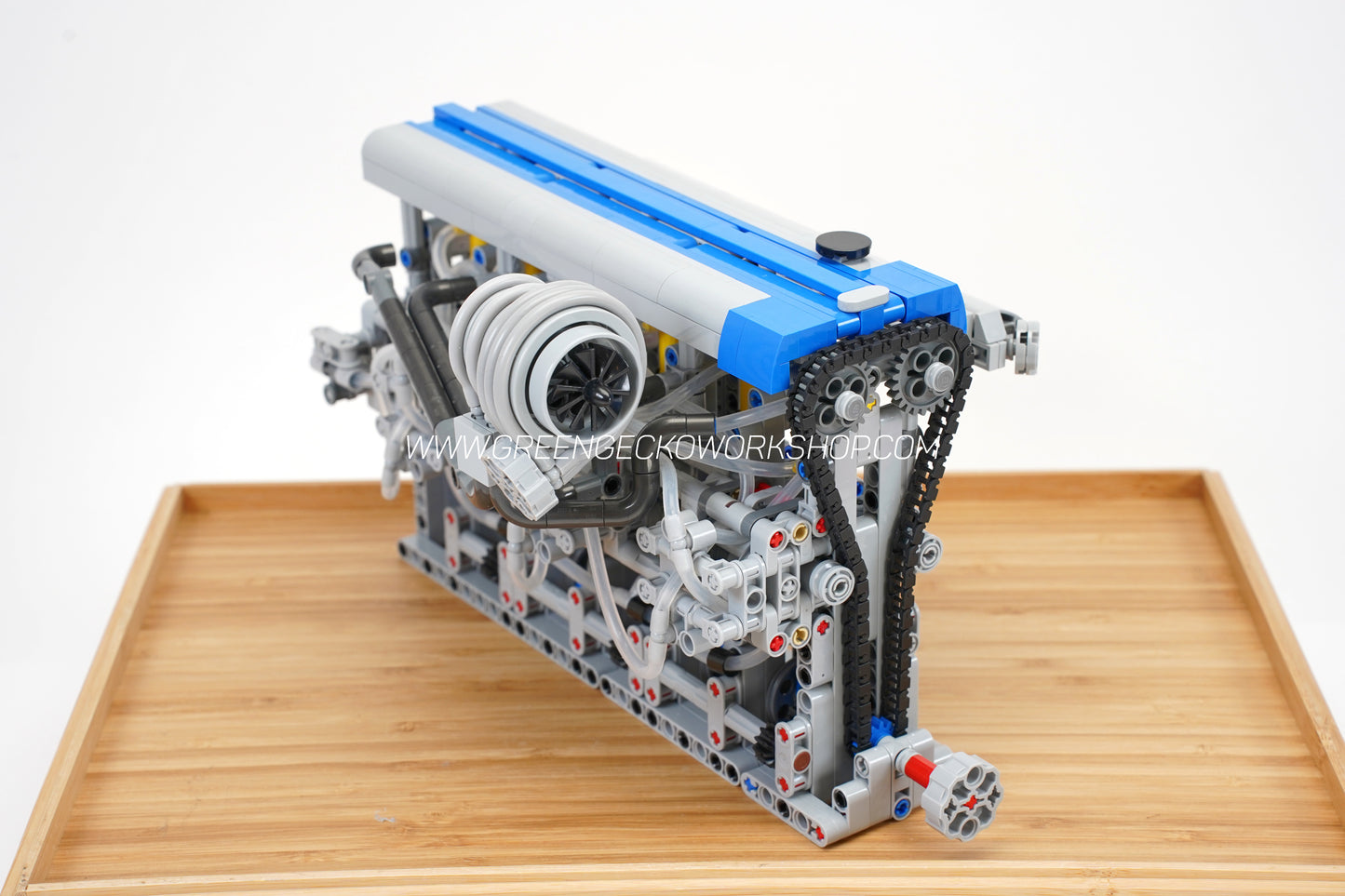 Complete Kit - MK3 Inline 6 Cylinder Turbo Lego Pneumatic Engine - 2JZ GTE Edition - 2500 RPM 🔥 20% OFF + FREE Soda Bottle Air Tank Kit 🔥