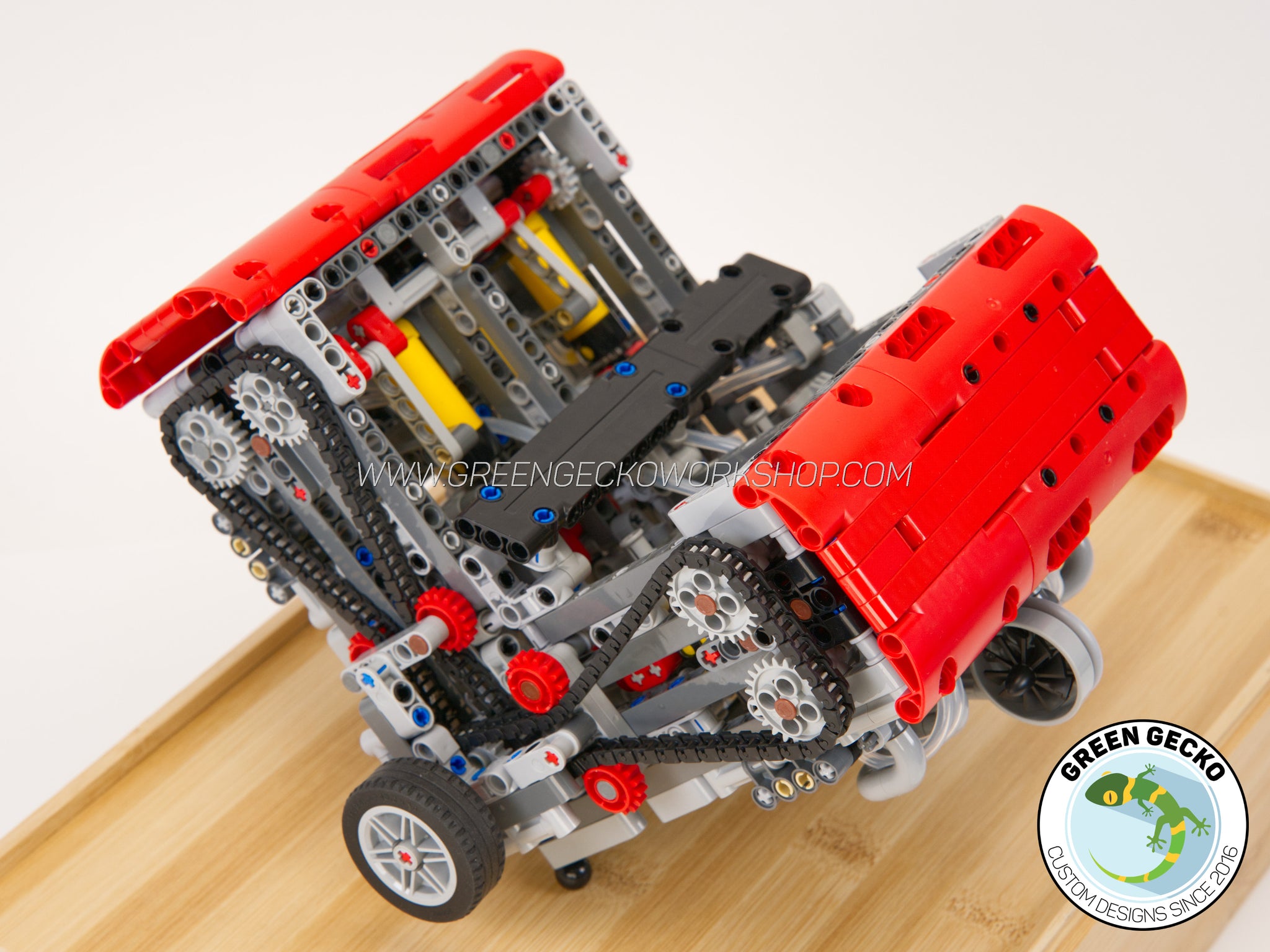 Complete Kit - MK4 V8 Twin Turbo Lego Pneumatic Engine - Switchless 20 ...