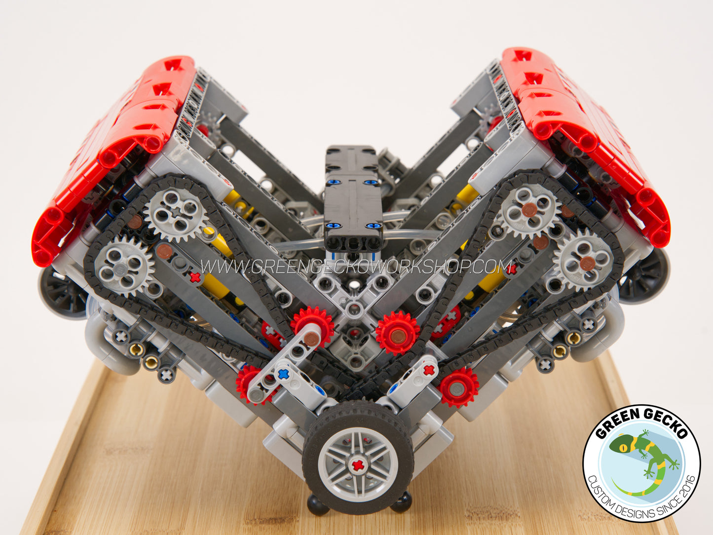 Kit complet - Moteur pneumatique MK3 V8 Lego - Twin Turbo Switchless